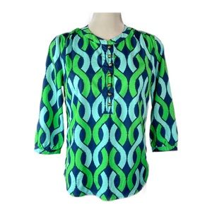 *SOLD* BANANA REPUBLIC 3/4 Length Sleeve Button Down Top